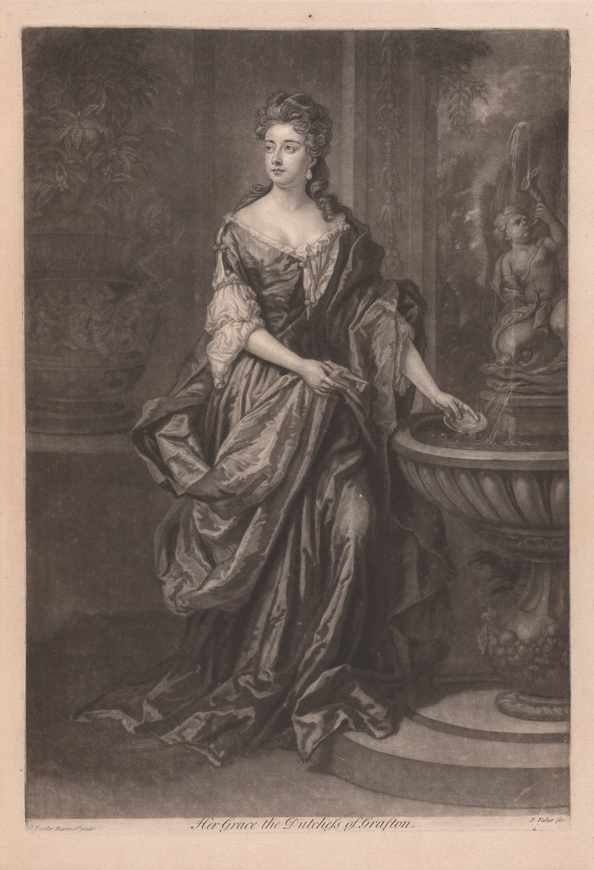 Ekselansları Grafton Düşesi by John Faber the younger