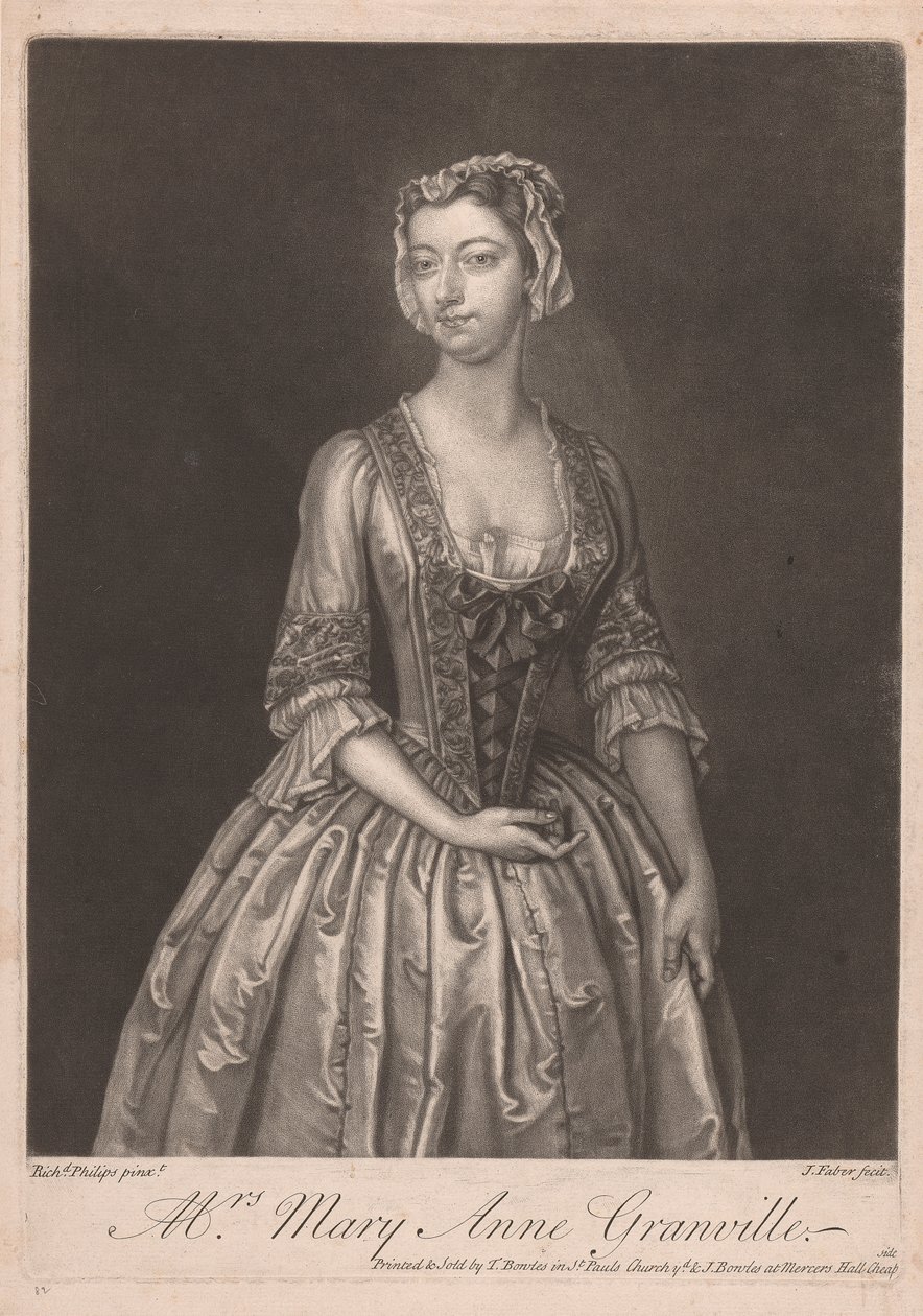 Bayan Mary Ann Granville by John Faber the younger