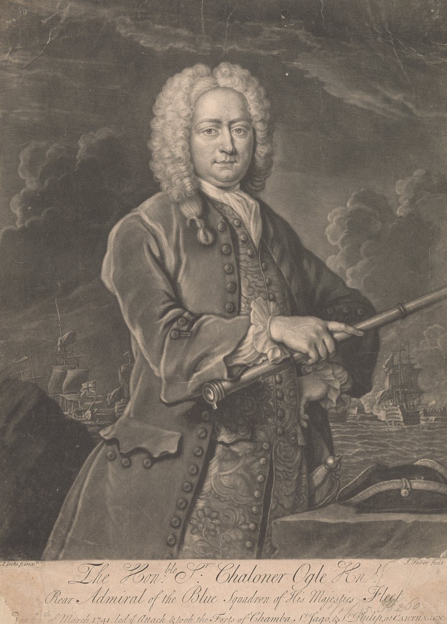 Sör Chaloner Ogle by John Faber the younger