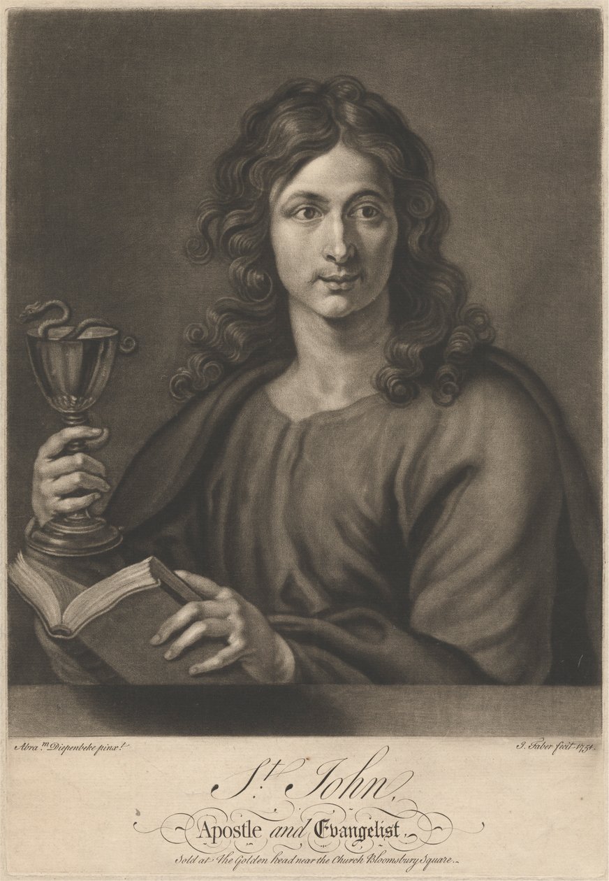 Aziz John, Havari ve Evangelist by John Faber the younger