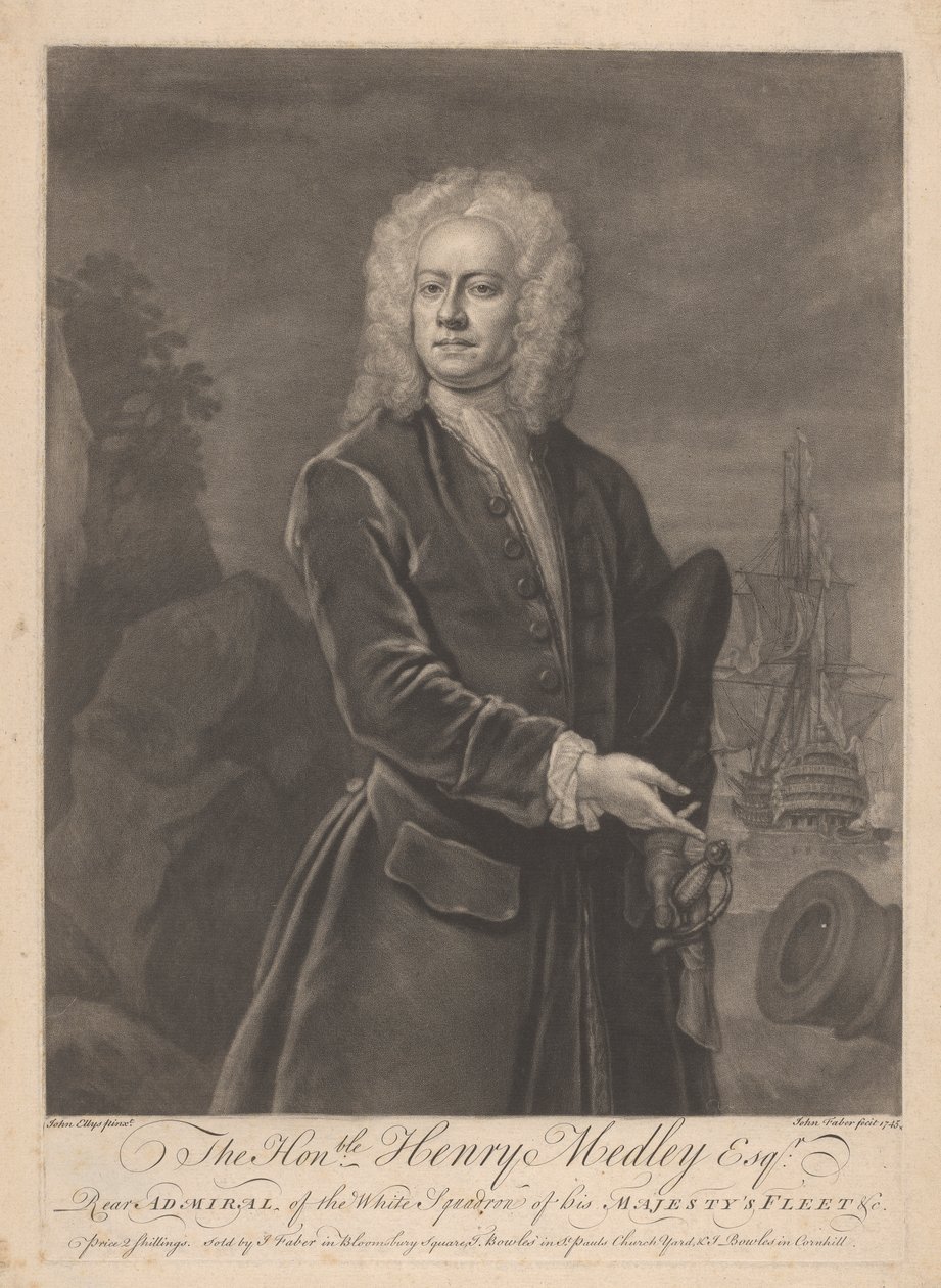 Saygıdeğer Henry Medley Esq. by John Faber the younger