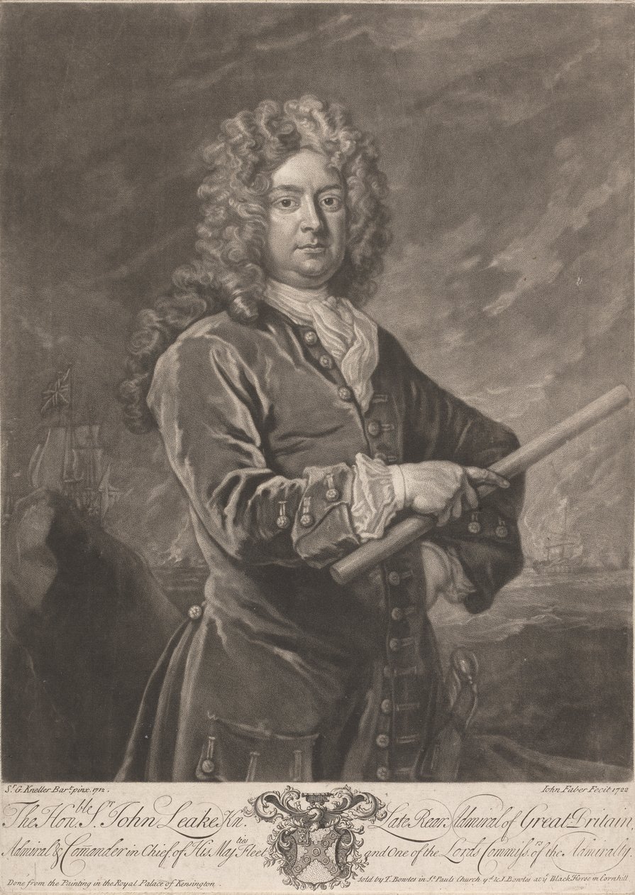 Saygıdeğer John Leake by John Faber the younger