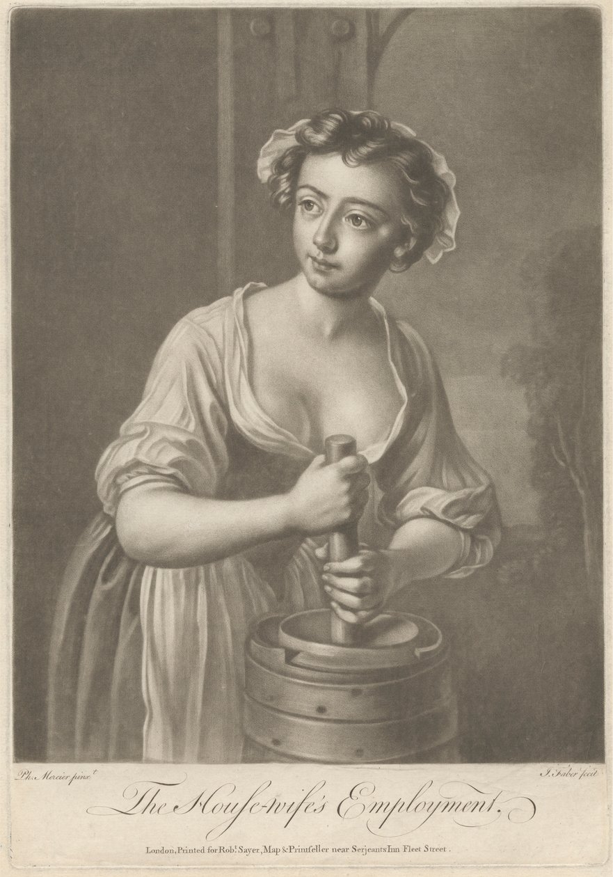 Ev Hanımının Çalışması by John Faber the younger