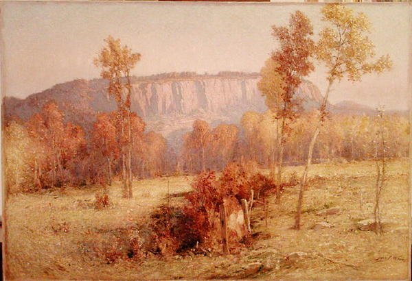 East Rock, New Haven, c.1901 (tuval üzerine yağlı boya) by John Ferguson Weir