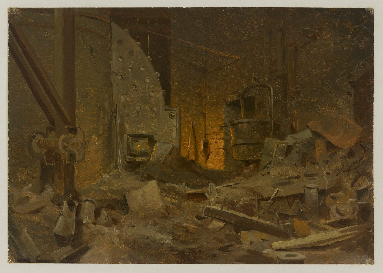 West Point Foundry, Cold Spring, New York (Tavşan) by John Ferguson Weir