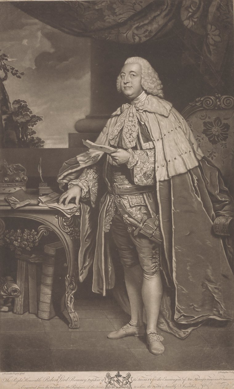 Robert Marsham, 2. Baron Romney by John Finlayson