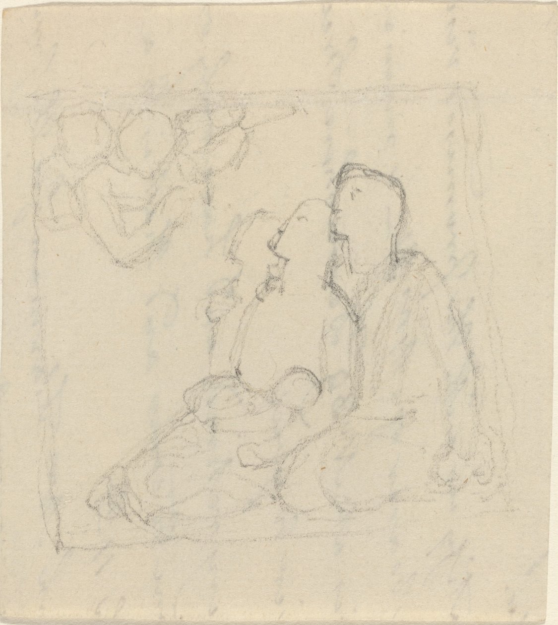 Meleklerin Hitap Ettiği Bir Aile by John Flaxman
