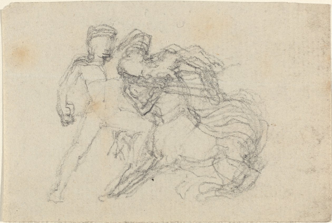 İnsan ve Centaur arasındaki savaş by John Flaxman