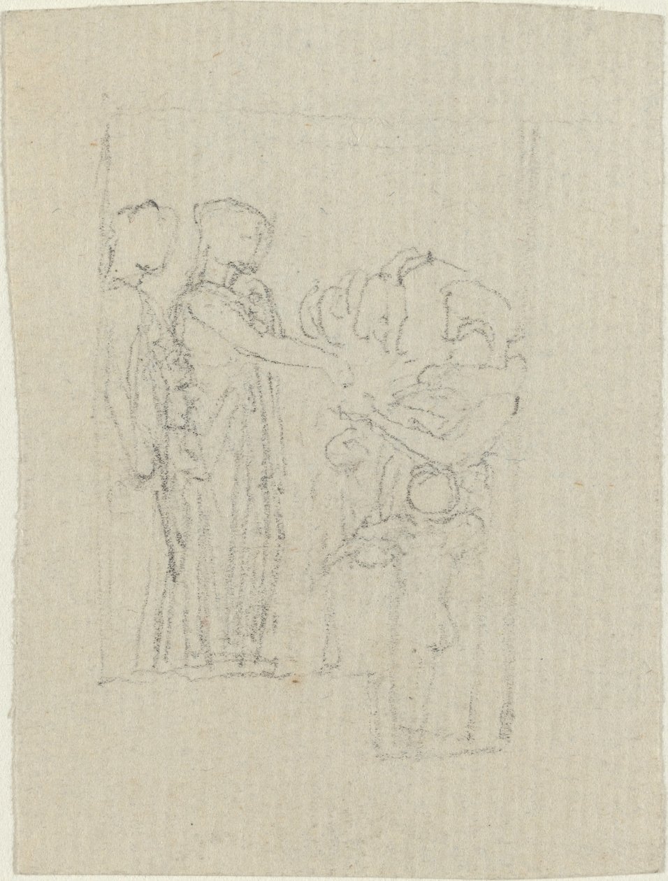 Kapıdaki Dilenciler (Yarborough Anıtı Çalışması) by John Flaxman