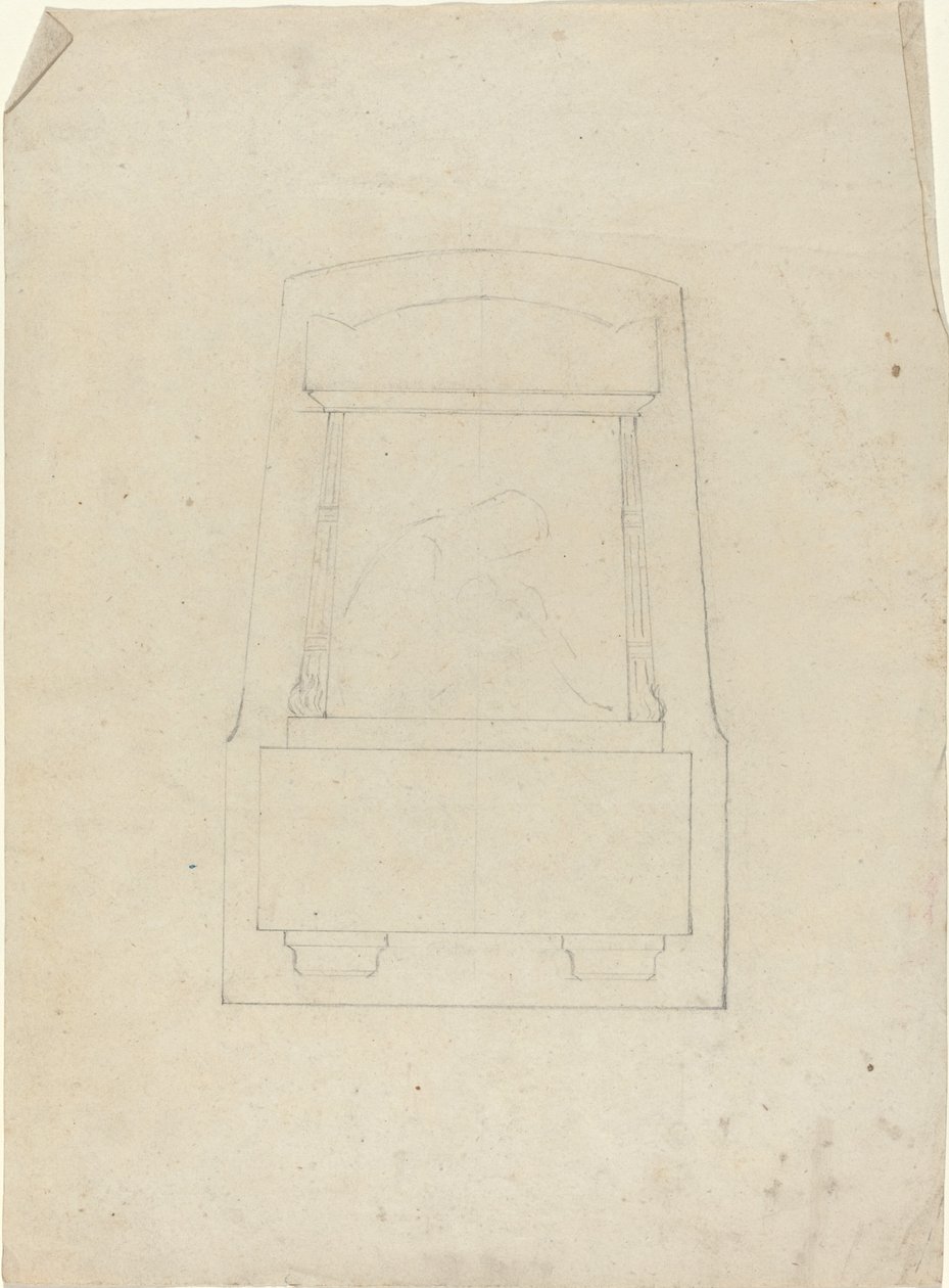Bir Anıt için Tasarım by John Flaxman