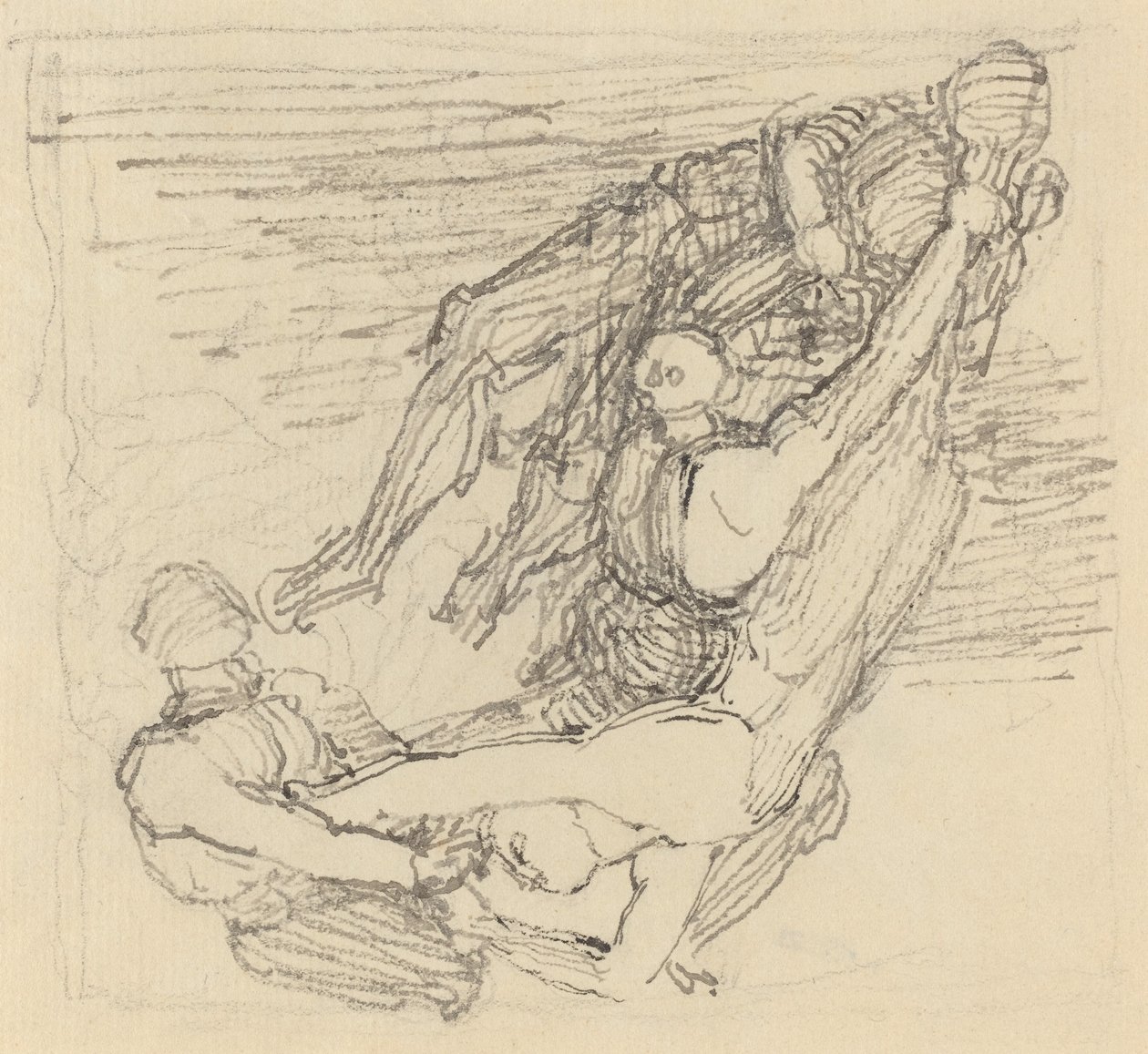 Havada Taşınan Figür by John Flaxman