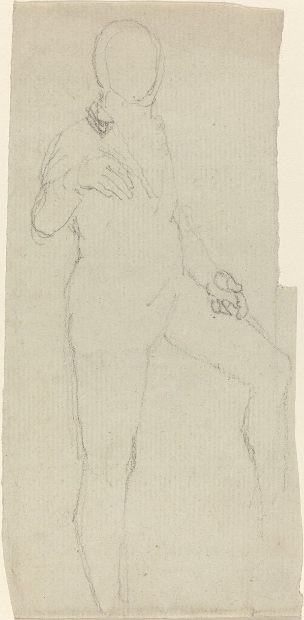 Çağdaş Elbiseli Erkek Figürü by John Flaxman