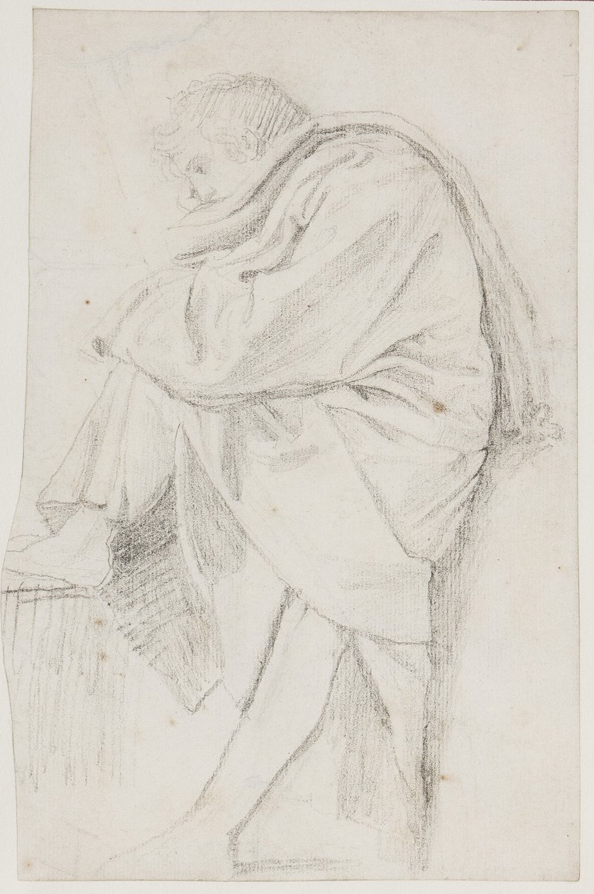 Düşünceye sarılmış adam, c.1790 by John Flaxman