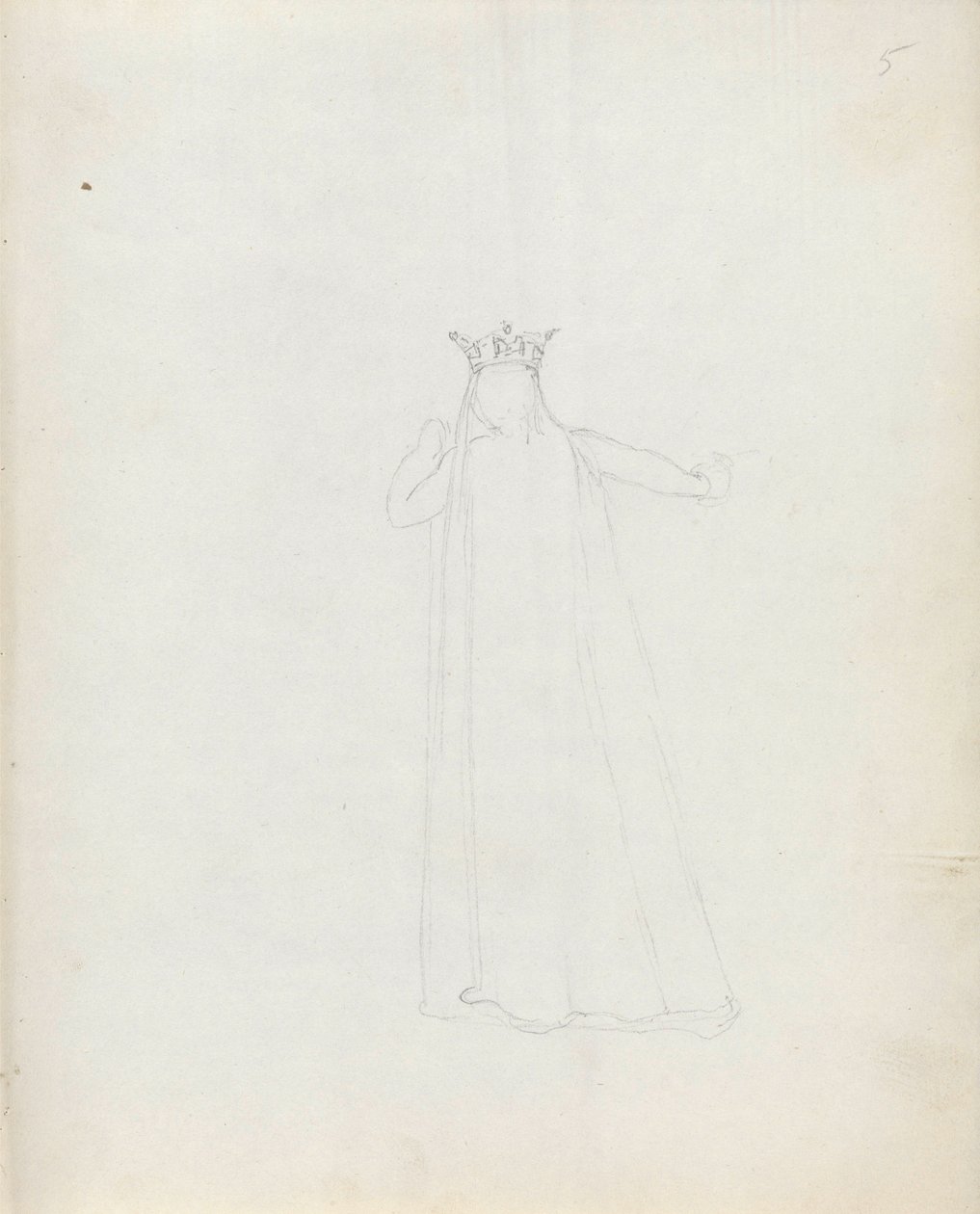 Bayan Siddons Constance, 1783 olarak (kalem, mürekkep ve kağıt üzerinde yıkama) by John Flaxman
