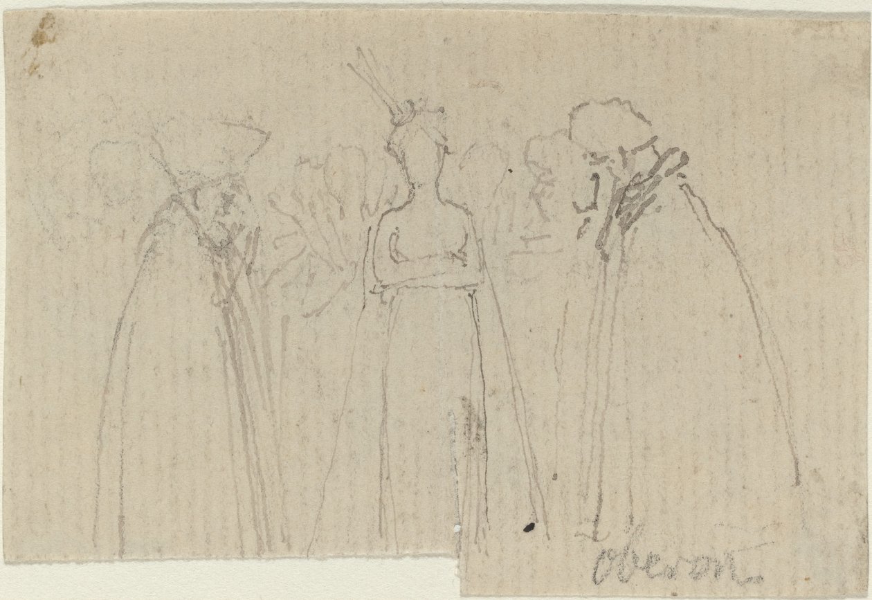 Çalışma Sayfası [recto ve verso] by John Flaxman