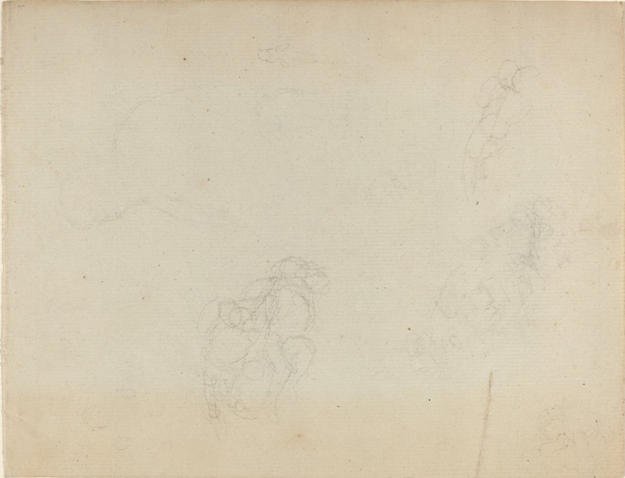 Çalışma Sayfası [recto ve verso] by John Flaxman