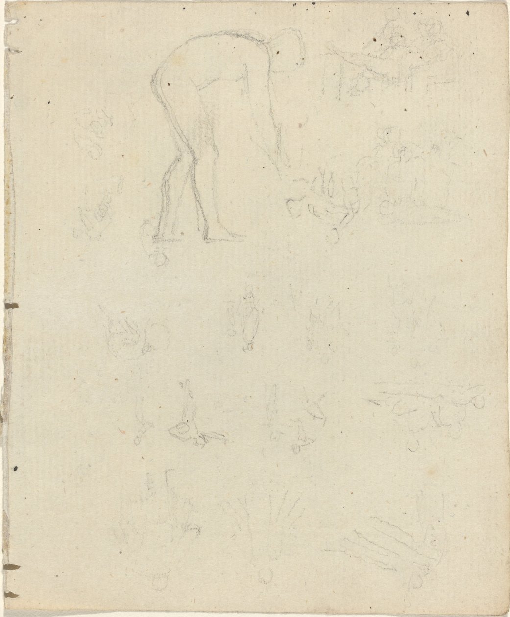 Çalışma Sayfası [recto ve verso] by John Flaxman