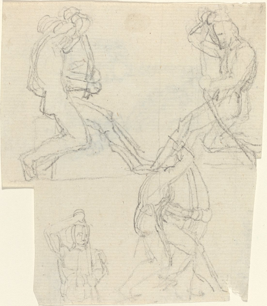 Çalışma Sayfası [recto ve verso] by John Flaxman