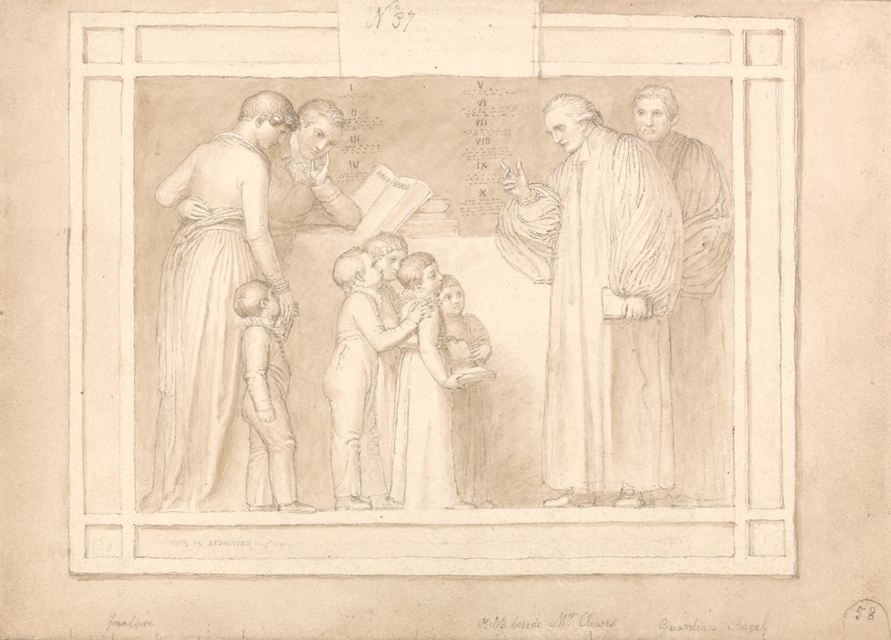 Rahip John Clowes Anıtı İçin Çalışma by John Flaxman