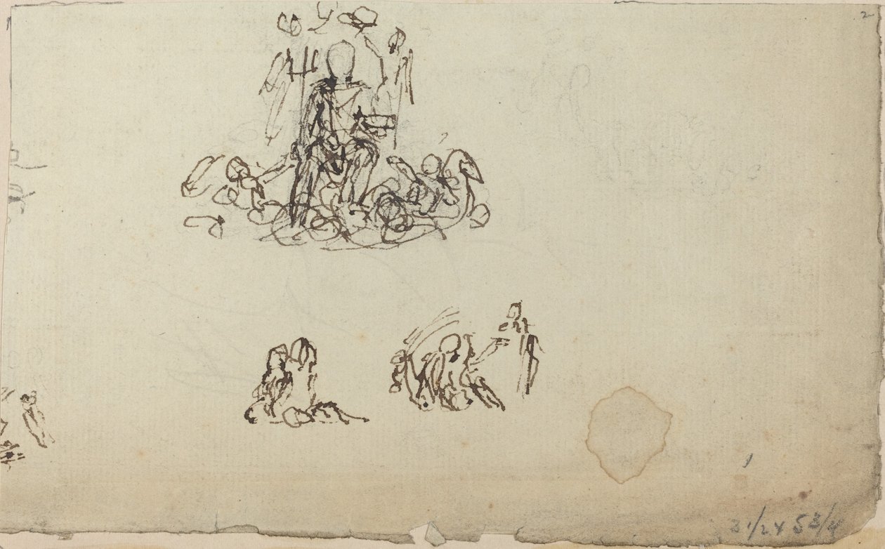 Neptün ve Deniz Canlılarının İncelenmesi (?) by John Flaxman