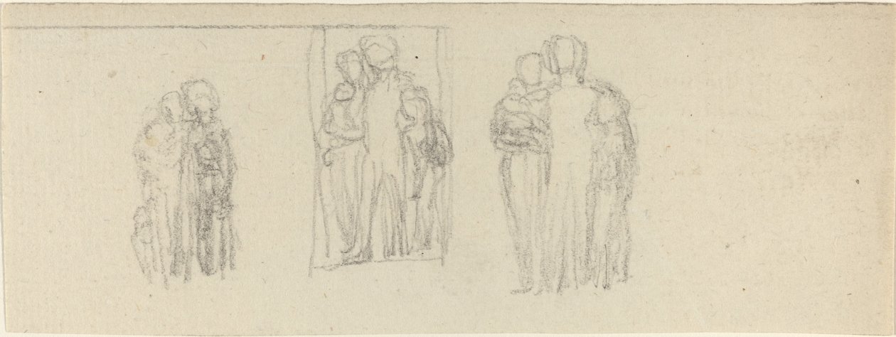 Üç Şekil Grubu (Ebeveynler ve Çocuklar?) by John Flaxman