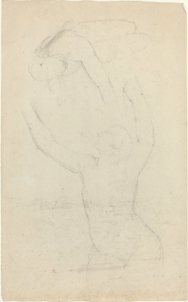 İki Havadan mı? Birbirine Uzanan Rakamlar by John Flaxman