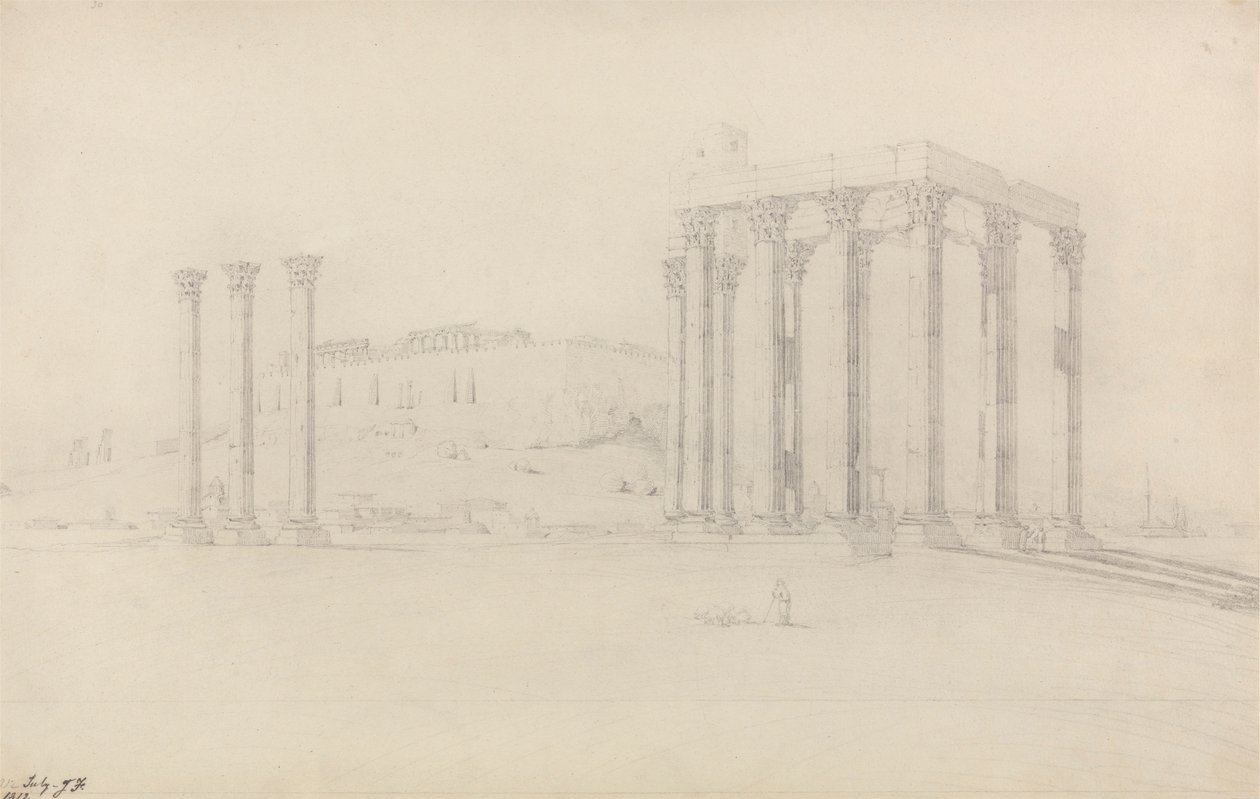 Jüpiter Tapınağı, Atina by John Foster