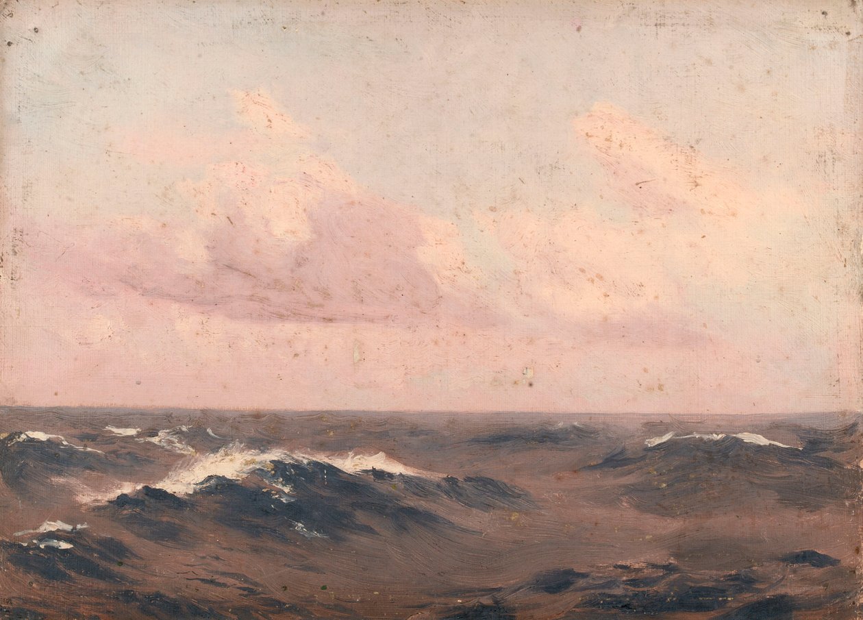Deniz Manzarası, c.1900 (tuval üzerine yağlıboya) by John Fraser