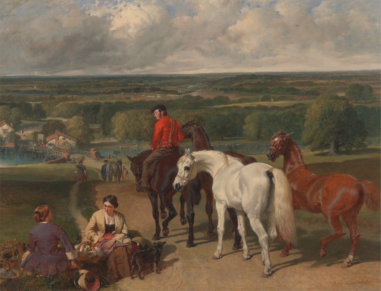 Kraliyet Atlarını Çalıştırmak by John Frederick Herring