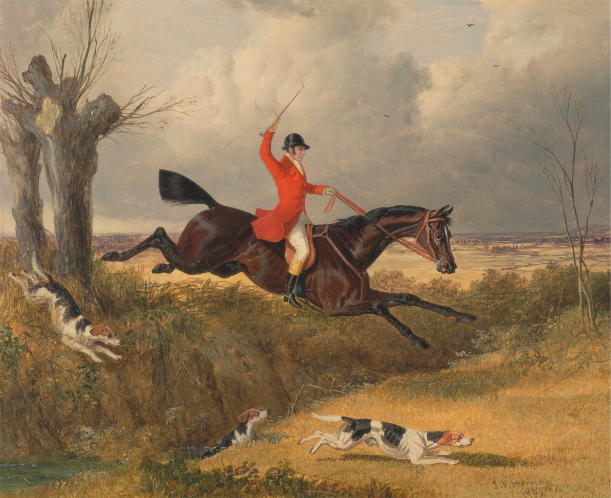 Tilki Avı: Bir Hendeği Temizlemek by John Frederick Herring