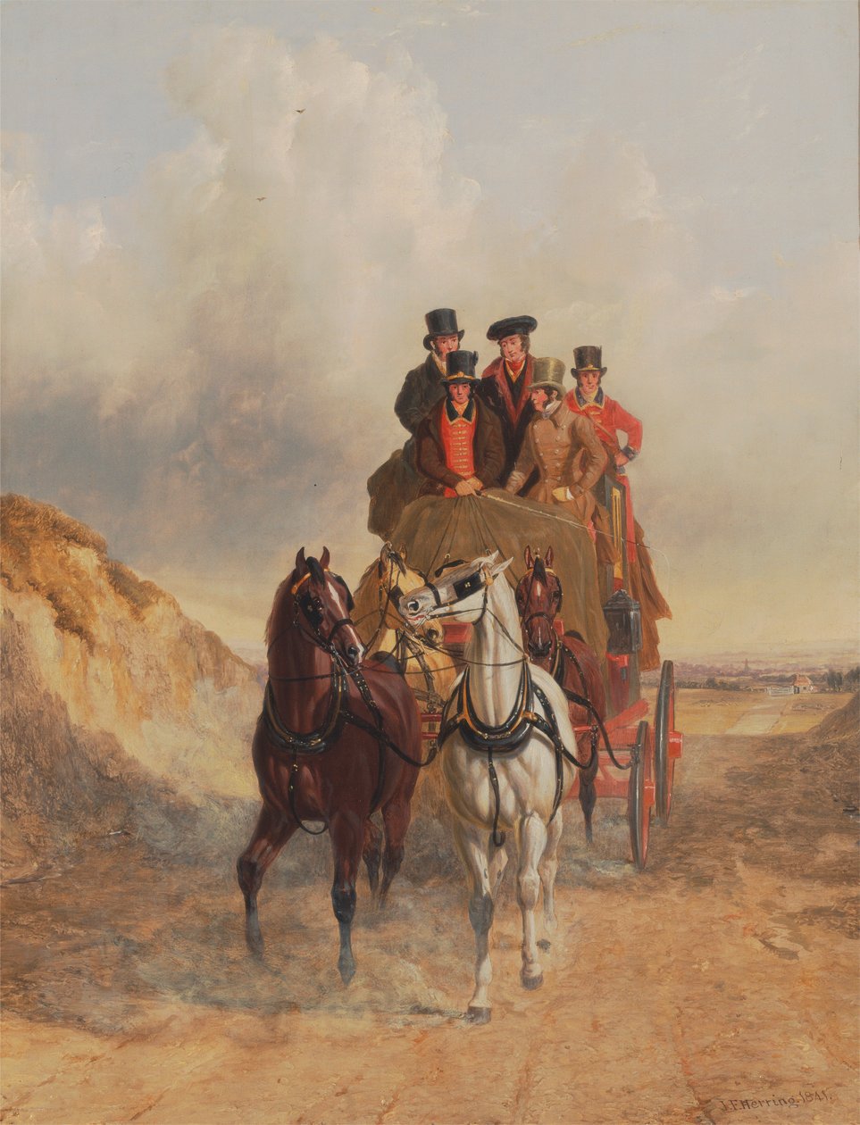 Yoldaki Kraliyet Posta Koçu by John Frederick Herring