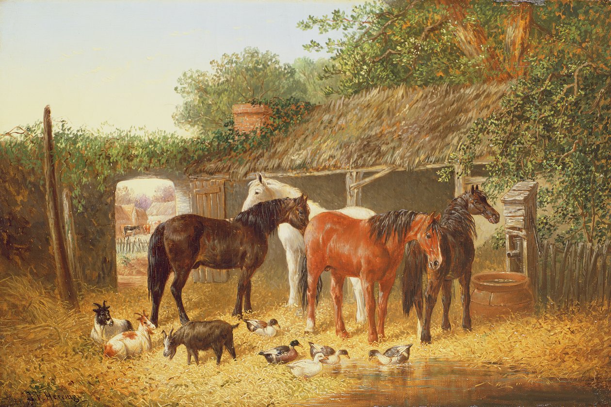 Çiftlik Arkadaşları by John Frederick Herring Junior