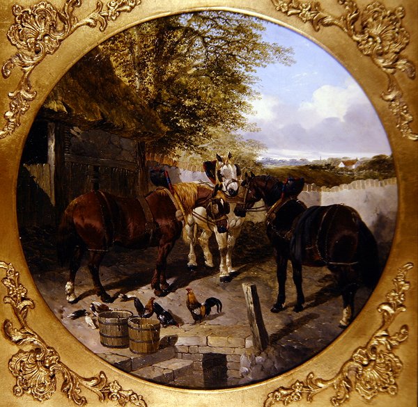 Ahır (tuval üzerine yağlı boya) by John Frederick Herring Jnr