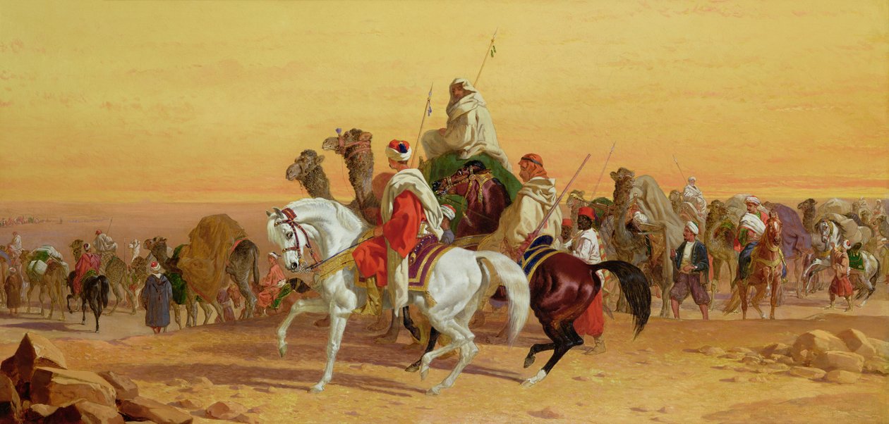Bir Arap Karavanı by John Frederick Herring Senior