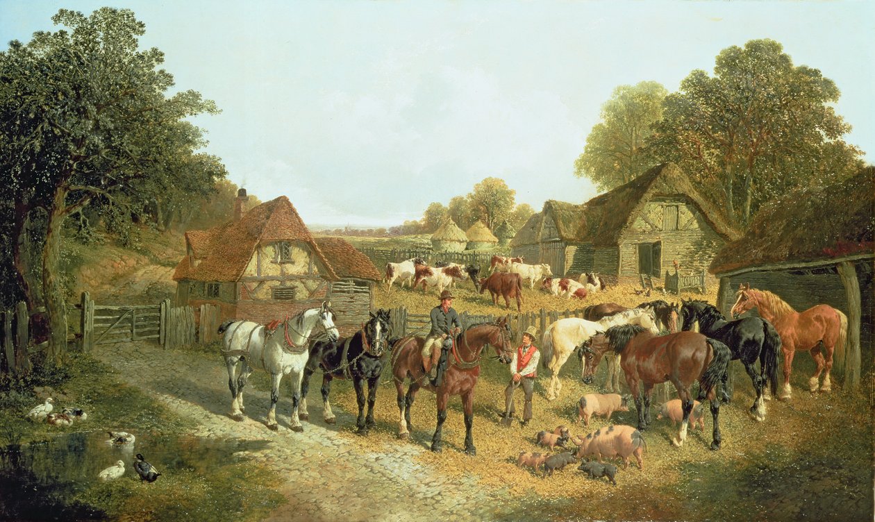 Bir İngiliz Çiftliği (petrol) by John Frederick Herring Senior