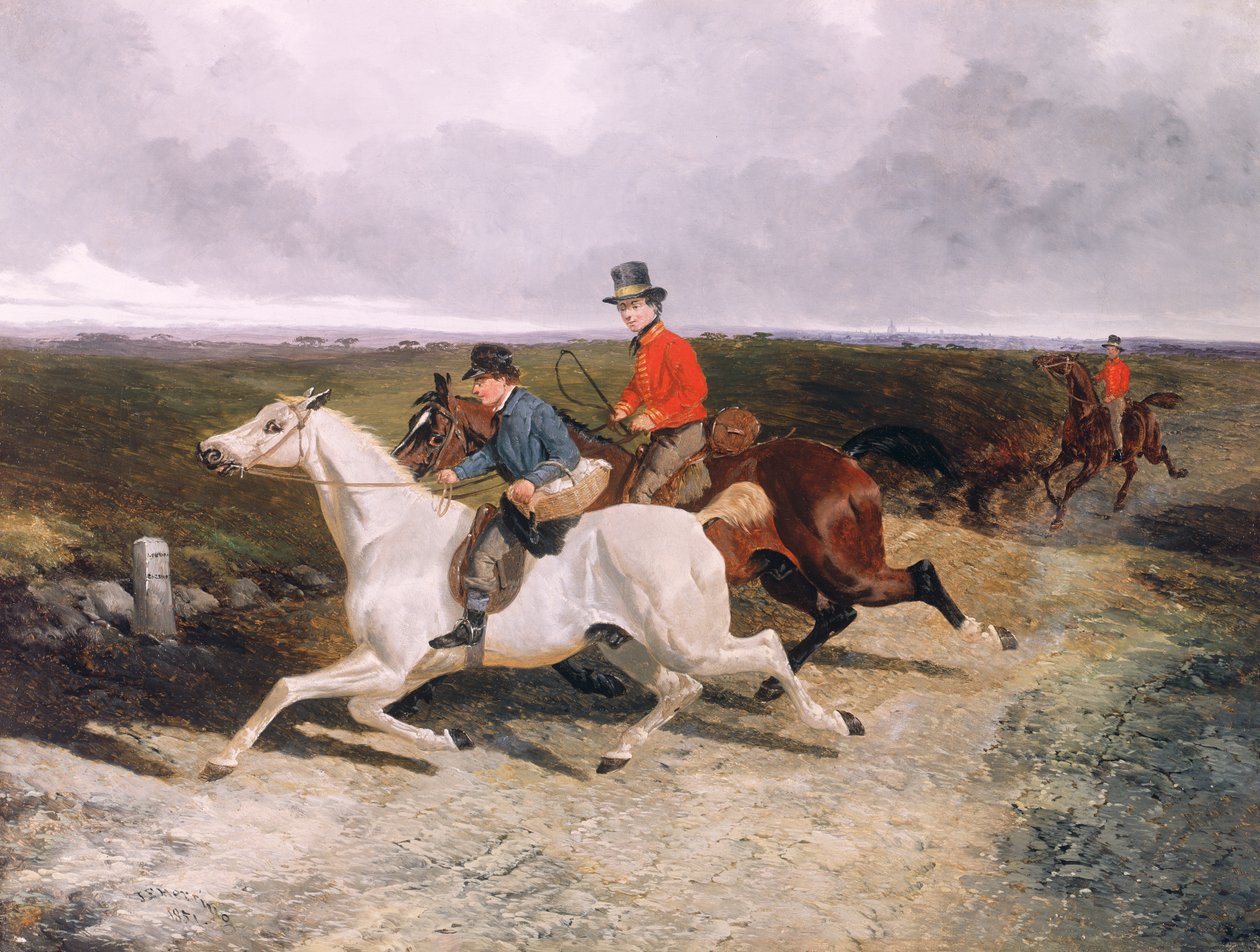 Windsor Yolunda Kraliyet Memurları by John Frederick Herring Senior