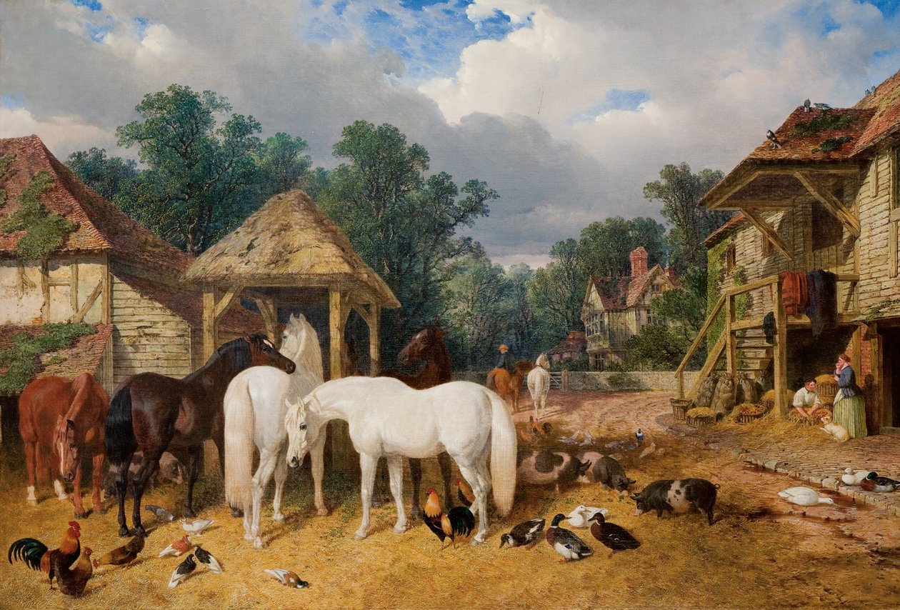 Çiftlik, 1860 by John Frederick Herring Senior