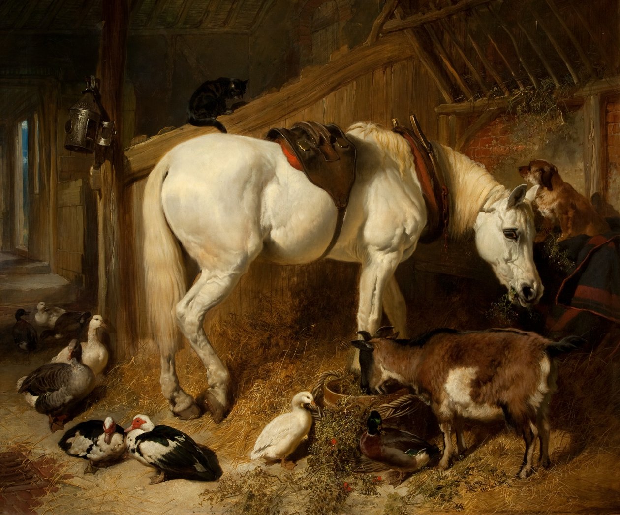 Öğle Yemeği, 1850 by John Frederick Herring Senior