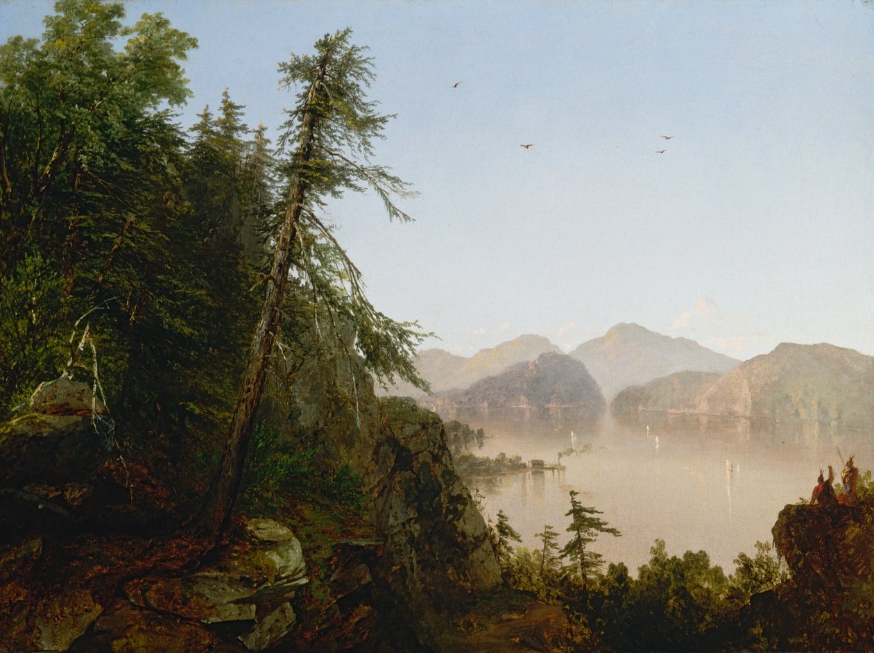 Hudson boyunca, 1852. by John Frederick Kensett