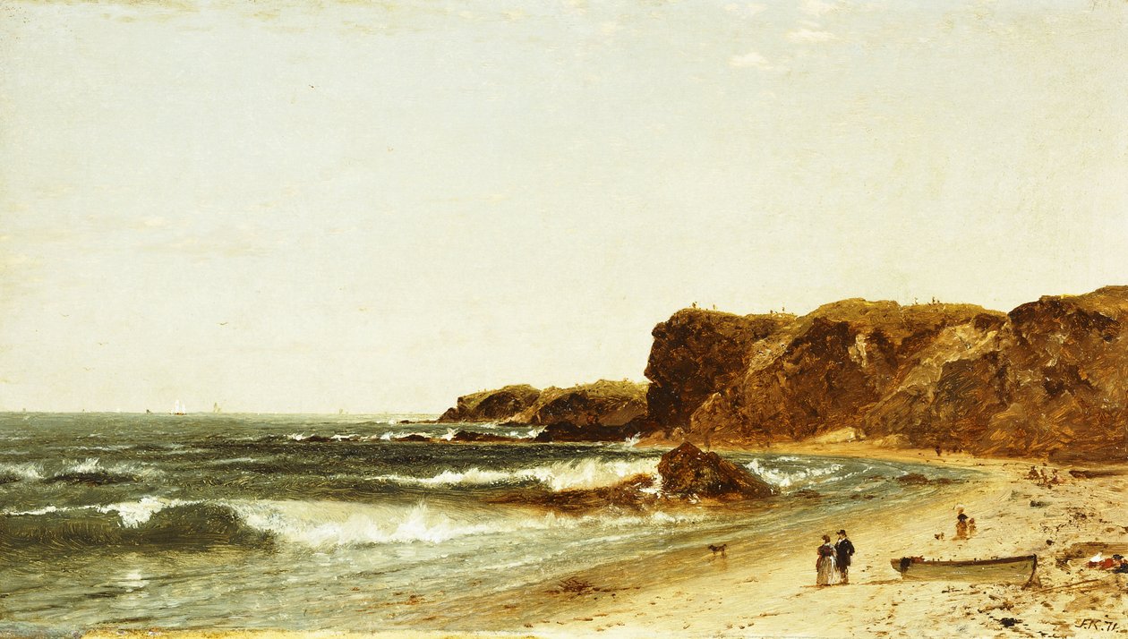 Kırk Adım, Newport, Rhode Island, 1871 by John Frederick Kensett