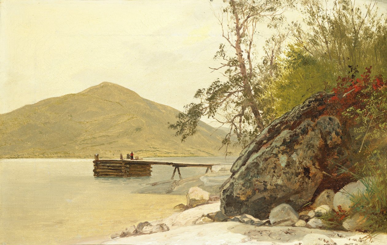 Şabat Günü Noktasına İniş, c. 1853. by John Frederick Kensett