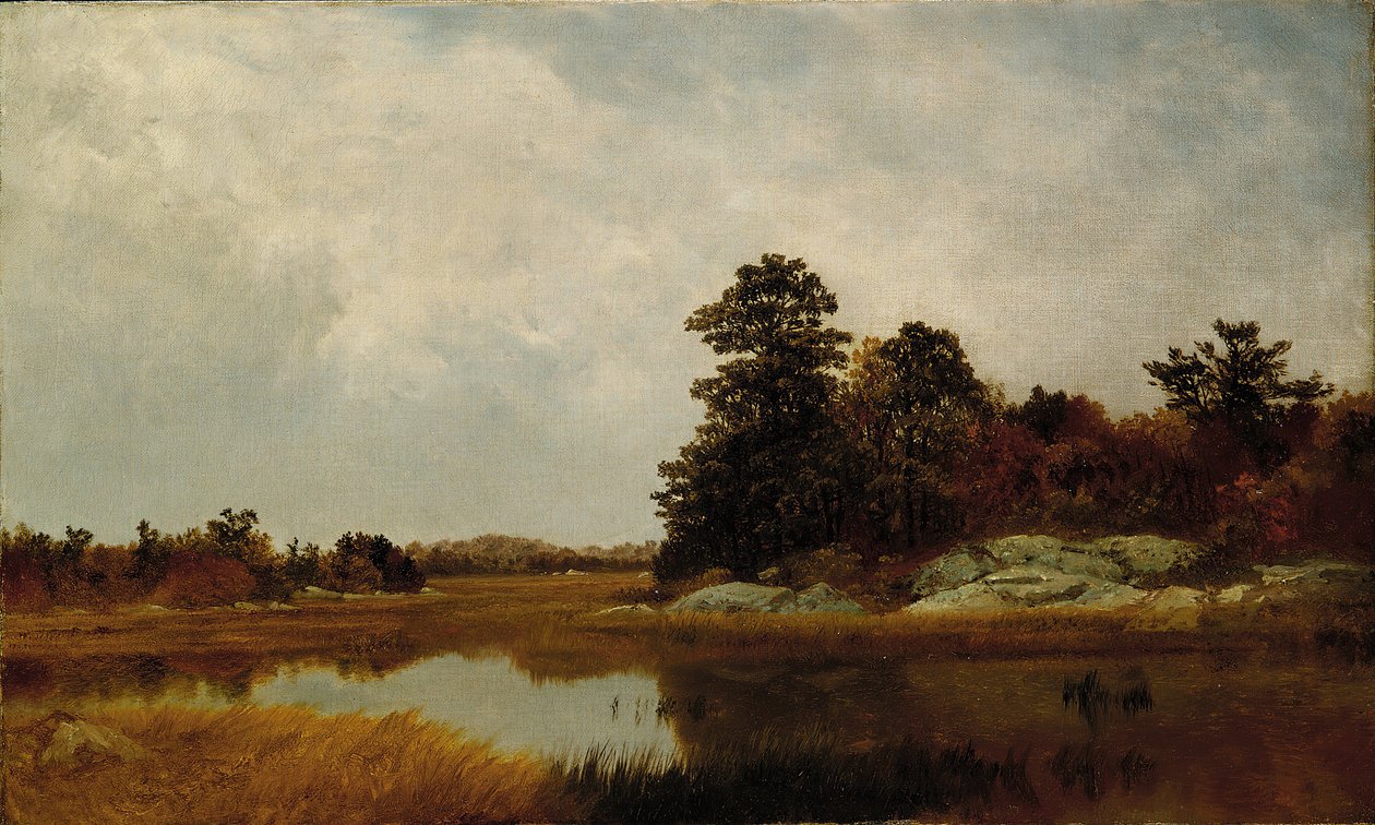 Bataklıklarda Ekim, 1872. by John Frederick Kensett