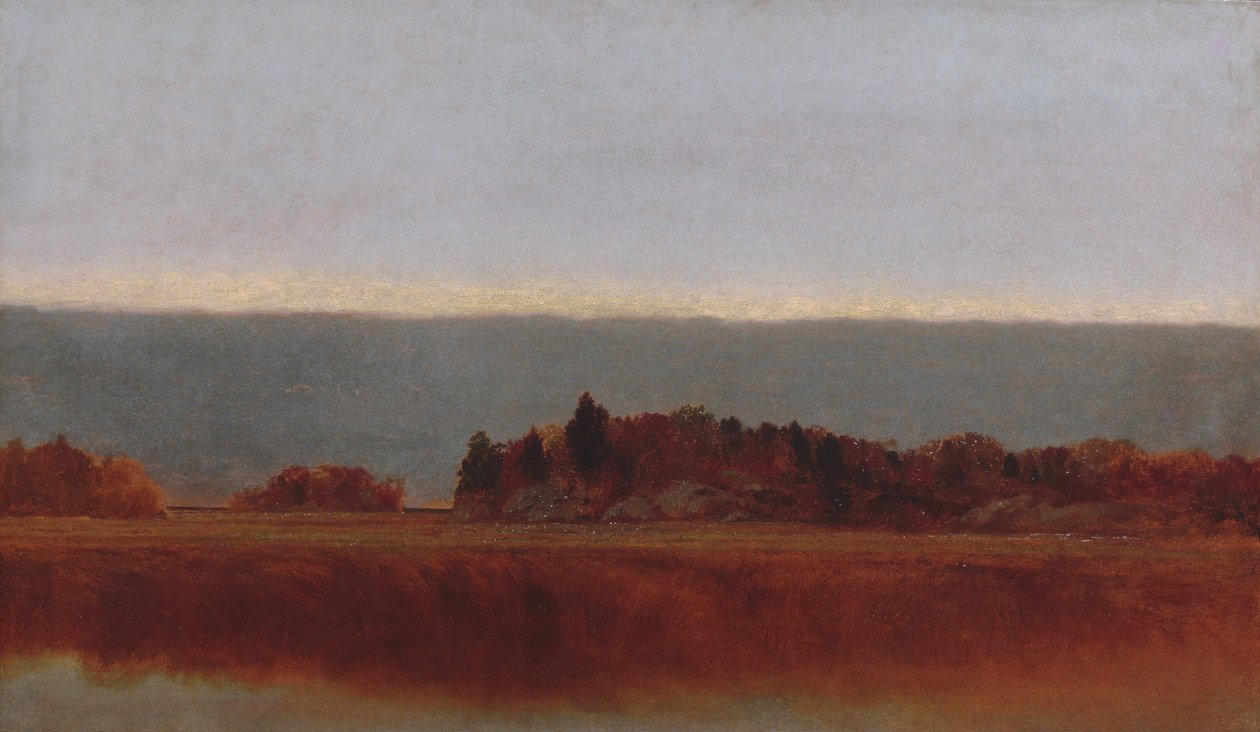 Tuz Çayırı, Ekim 1872. by John Frederick Kensett