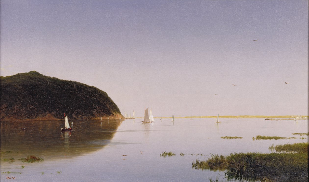 Shrewsbury Nehri, New Jersey, 1859 by John Frederick Kensett