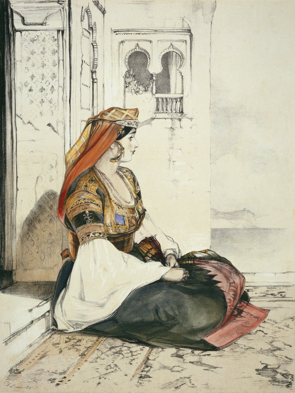 Charles Joseph Hullmandel (1789-1850) tarafından oyulmuş 