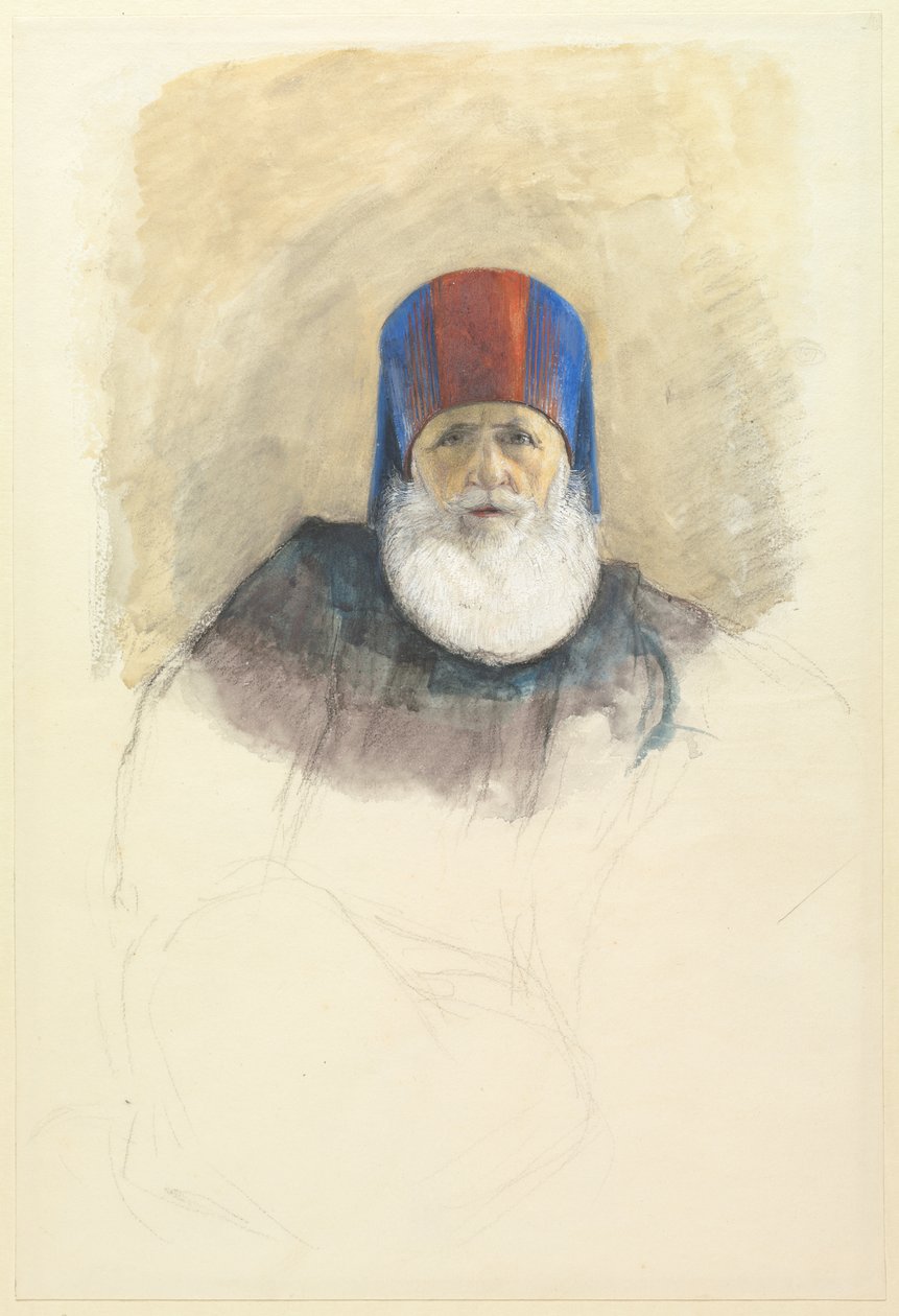 Mehmet Ali Paşa için Çalışma by John Frederick Lewis