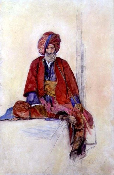 Oturan bir Türk