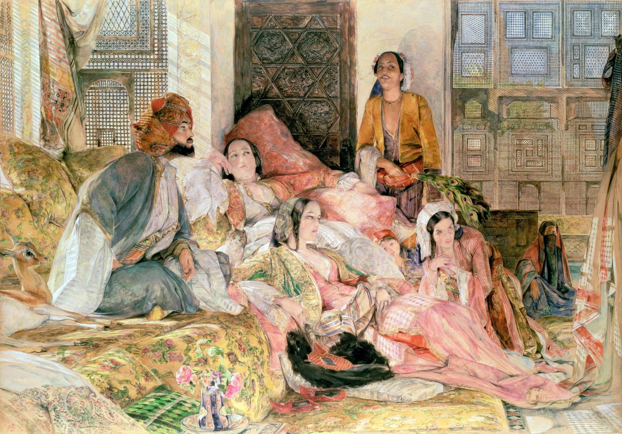 Harem, 1850 dolayları by John Frederick Lewis
