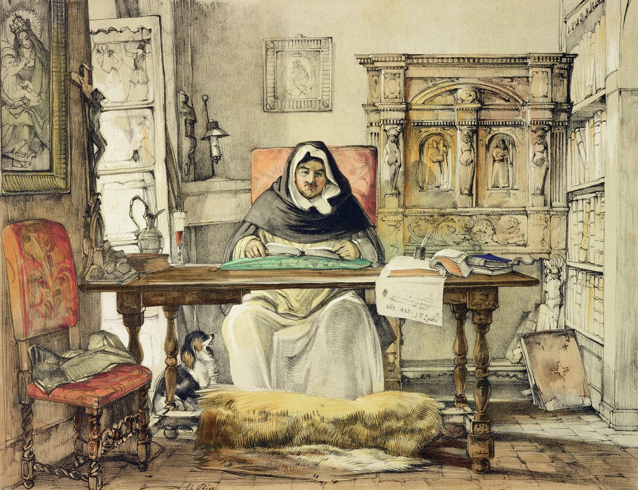 The Prior, Charles Joseph Hullmandel (1789-1850) tarafından oyulmuş 