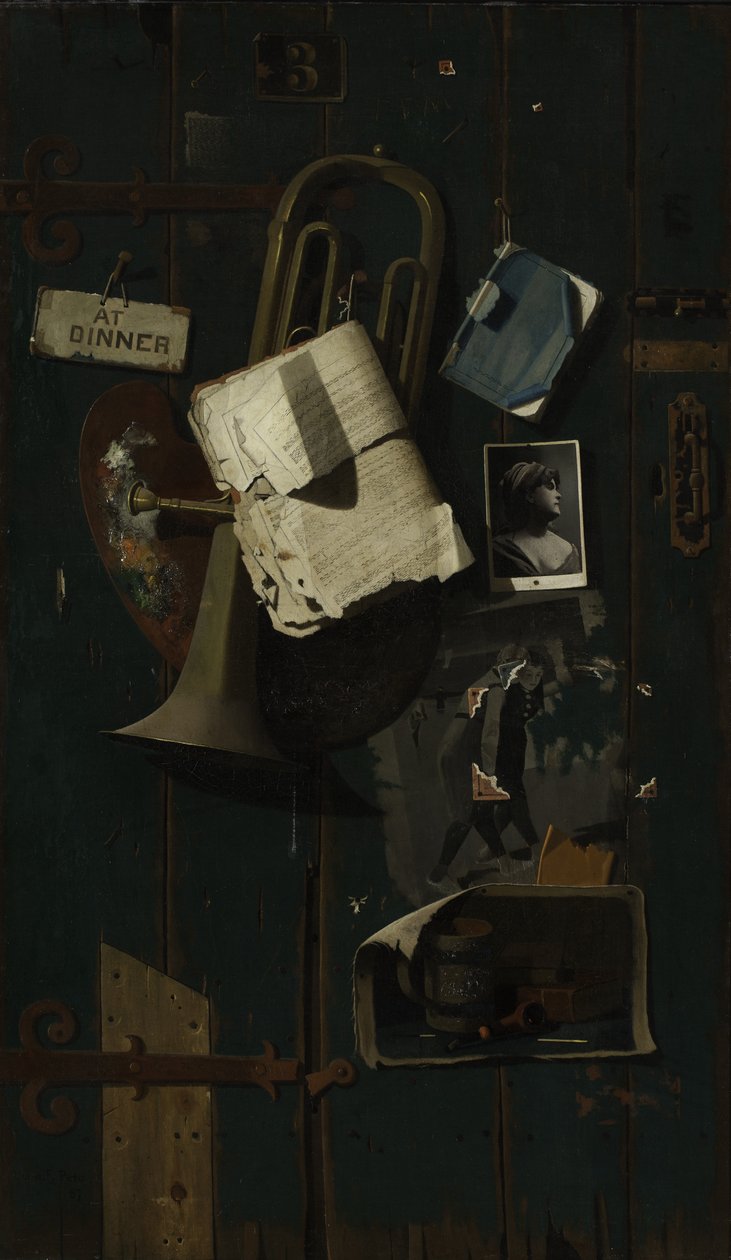 Sanatçıların Yaratıcı Zihninde Sıradan Nesneler, 1887 by John Frederick Peto
